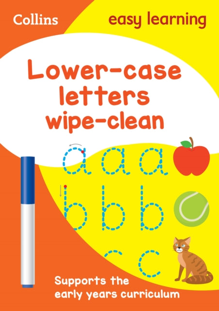 Lower Case Letters Age 3-5 Wipe Clean Activity Book : Ideal for Home Learning-9780008212926
